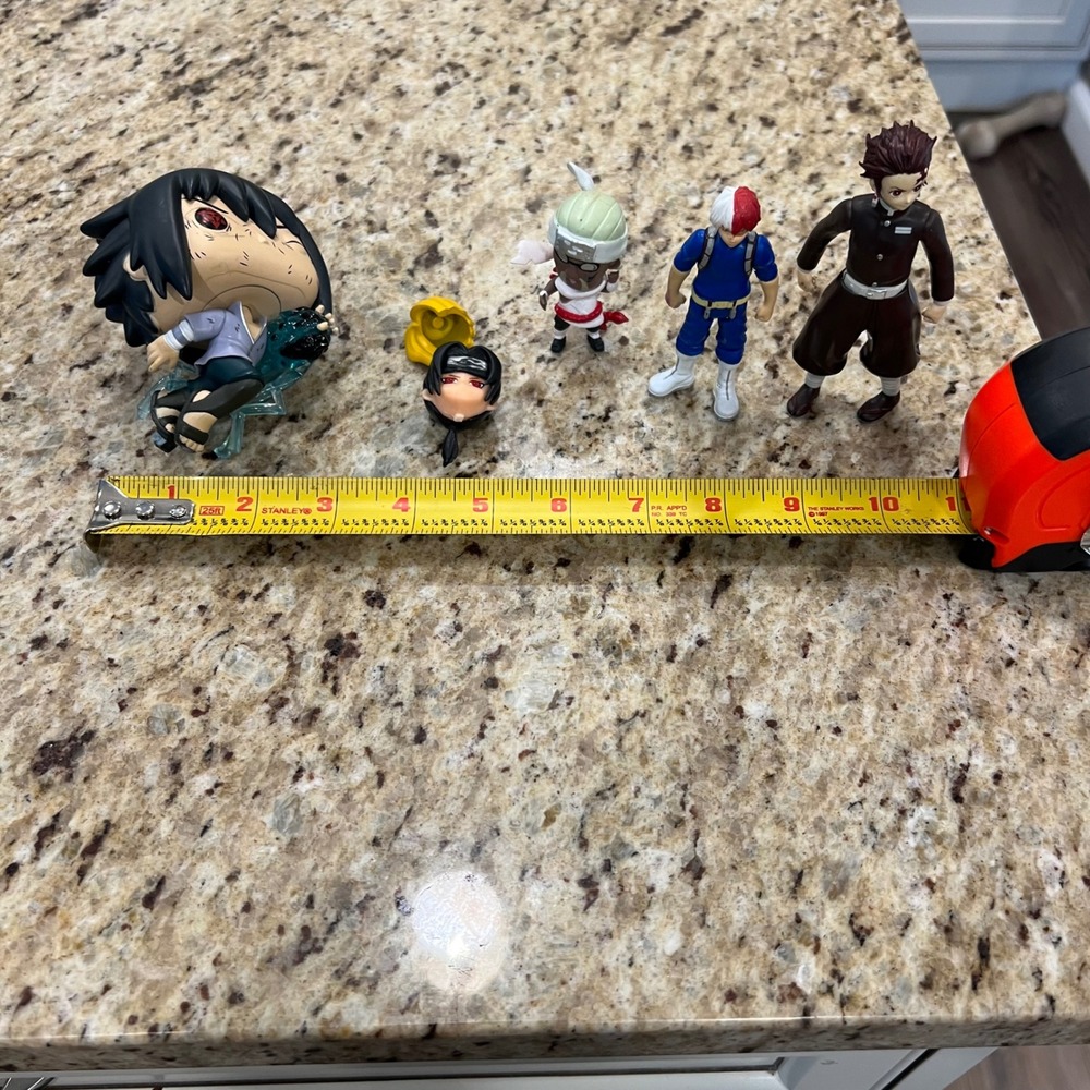 Anime Figure Lot Naruto Sasuke Killer Bee My Hero Todoroki Demon Slayer Tanjiro